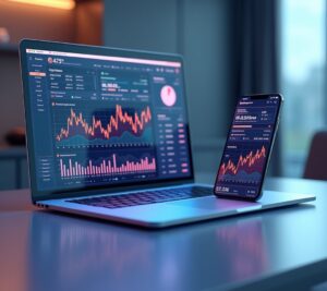 Calendar with dividend payment dates highlighted