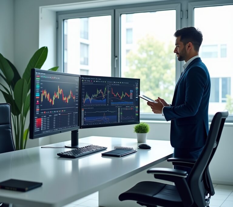 Computer screen showing stock screening interface