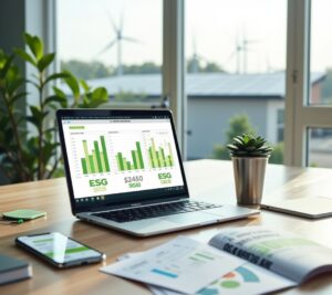Tree growing from coins representing sustainable growth