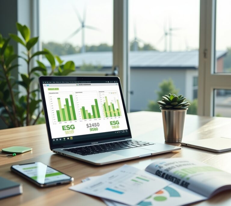 Tree growing from coins representing sustainable growth