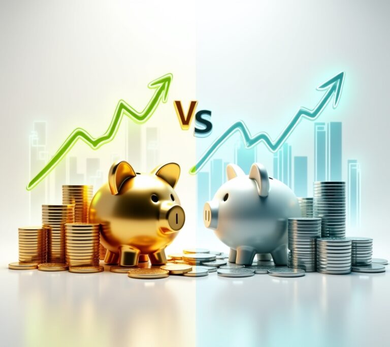 Three safes representing different safe investments